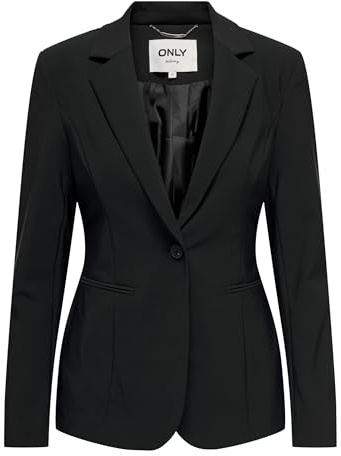 ONLY Onltravel L/S Fit Blazer TLR Noos, Nero, 44 Donna