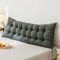 MZYZPPBD Rückenlehne Bett Kissen Lesekissen Für Bett Sofa Bequem Und Weich Lendenkissen Kopfstütze Fürs Bett Kopfteil Mit Abnehmbarem Bezug Für Schlafzimmer Mit Tatami-Sofa,B,90 x 10 x 50 cm
