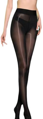 KOEMCY Collant Femme Porte Jaretelles Sexy Transparent Ultrafin Élastique Confortable Résistant Durable Élégant pour Toutes occasions
