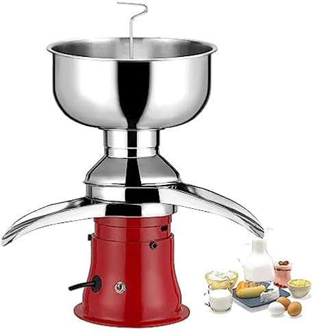 Professional Whipped Cream Dispenser 50L/H Electric Fresh Milk Cream Separator for Cow Milk - Milky Cream Separator for Farmer, Cream Butter Separator Machine