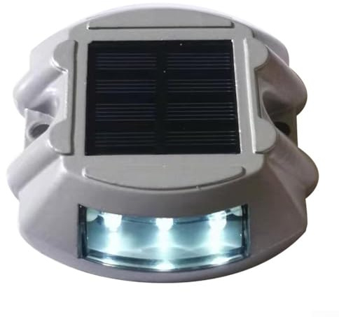 Solar Lawn Lights Outdoor, Solar Pathway Lights Outdoor Safety Markers For Driveways & Yards, For Garden, Flowerbeds, Borders And Drive(white)