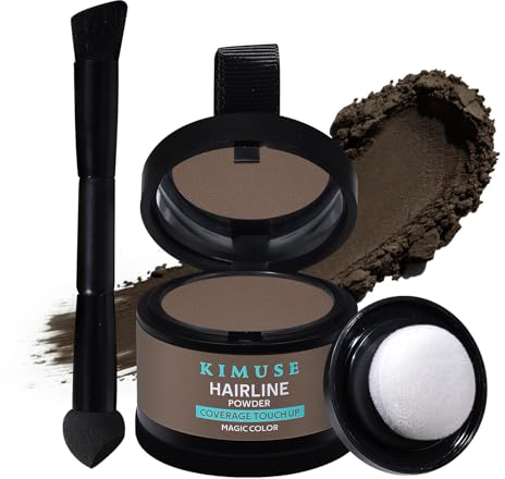 KIMUSE Hairline Powder, Polvere Copri-Radici per Attaccatura Capelli - Resistente a Sudore e Trasferimento