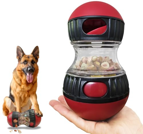 Giocattolo intelligente per cani – Giocattolo per cani intelligenza, palla per cibo con riempimento semplice, perfetto per attività interattive indoor & outdoor – palla per snack per cani di taglia