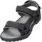 Mountain Warehouse Crete Mens Sandals - Durable Shoes, Sturdy Grip, Cushioned Footbed, Neoprene Lined, Hook & Loop Straps Beach Shoes - For Travel, Walking Grey Adult Shoe Size 8