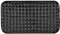 Brandsseller Tapis de Baignoire 70 cm x 38 cm Antidérapant Mat de Baignoire Anti-Glisse avec Ventouses - Noir