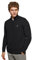 Polo Club Herren Basic PulloverSchwarz Mit Reißverschluss - 100% Baumwolle Pullover Zipper Langarm Sweat