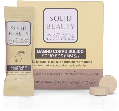 SOLID BEAUTY - NUOVO BAGNO SOLIDO - 24 monodose in 12 bustine flowpack