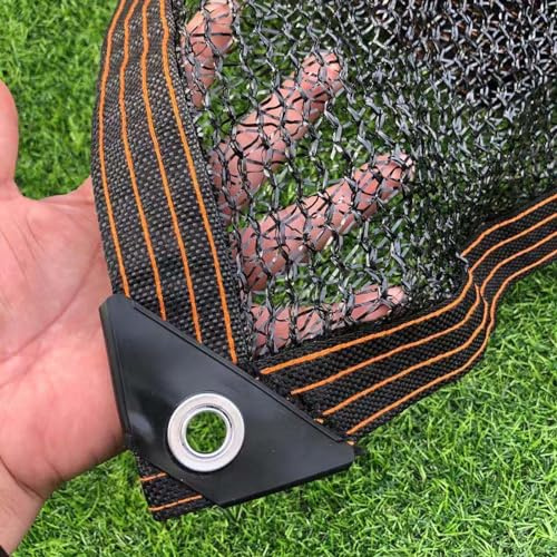 VQWQV Malla De Sombreo 40% para Plantas, Red De Sombra Negra De 4 Clavijas, Vela De Sombra De Jardín De Invernadero, Shading Net con Ojal Resistente A UV (Size : 3x4m/9.8x13.1ft)