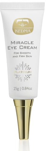Kedma - Miracle Augencreme mit Elastin, Kollagen und Hyaluronsäure - Anti-Tränensäcke und Anti-Falten - 25g