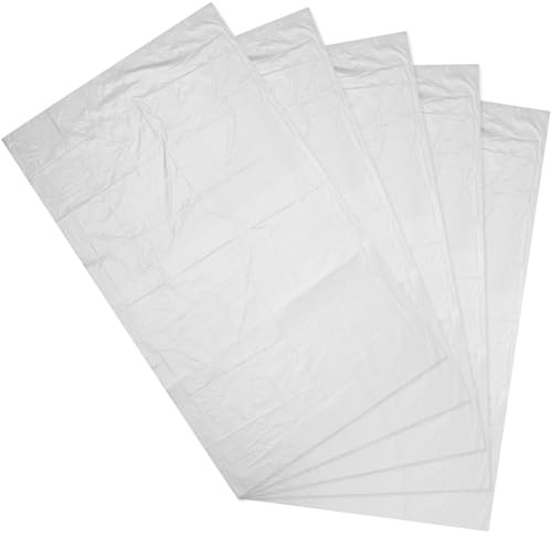 VALICLUD 5pcs Large Balloon Storage Bags Clear Thickened Plastic Balloon Containers Portable for Wedding Birthday Party and Household Organization