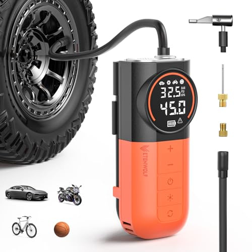 ETENWOLF S1 Bomba de Aire Eléctrica - Compresor de Aire de 11 Bar