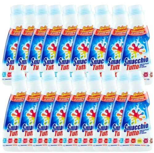 Smacchio Tutto Set 20 fläckborttagare alla 250ml för-Trat tvättmaskin och tvättmedel, flerfärgad, en storlek