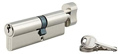 THIRARD - Cylindre à bouton 40 x 50 mm nickelé 3 clés