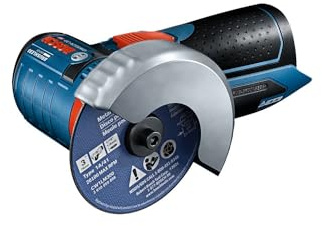 BOSCH GWS12V-30N 12V Max Brushless 3 in. Angle Grinder (Bare Tool), Blue