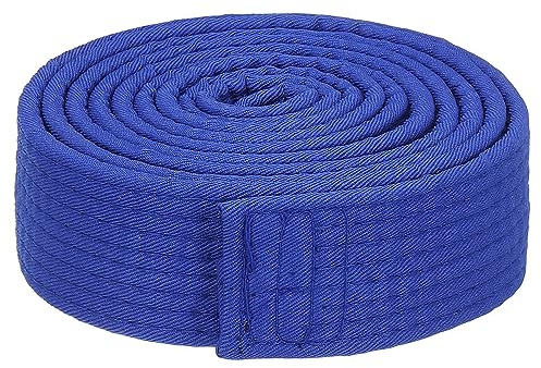 PATIKIL Taekwondo Coloré Classement Ceinture 1.5 x7.2Ft 2.2m, Polyester Martiaux Arts Judo Karaté Ceinture pour Entraîneur Enseignement Pratique, Bleu