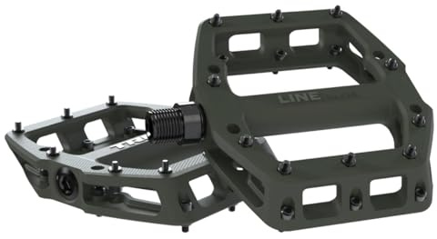 Trek Line Elite Flat Fahrrad Pedale olive grün