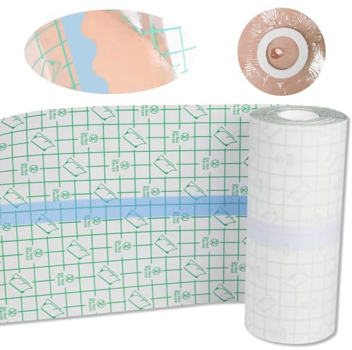 Rayyl Vendaje para Tatuajes 15cm x 2m, Vendaje Transparente Impermeable Second Skin Protection para Tatuajes Apositos Adhesivos Impermeables para Deportes NatacióN Ducha