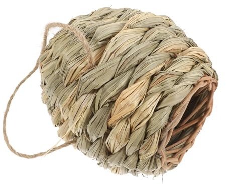 POPETPOP Kleintierhütte Aus Naturgras Für Meerschweinchen Kaninchen Und Chinchillas Handgewebtes Hamsterkäfig-versteck Als Komfortabler Rückzugsort Für Kleintiere