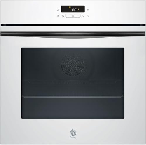 Balay – Horno con Vapor, 60 cm de ancho, 71L, Serie Cristal, Pirolítico, Función Freidora de aire, blanco, 3HD5829B3