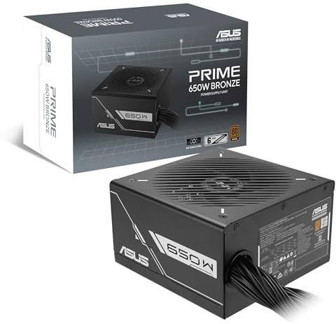 ASUS PRIME 650W BRONZE, Alimentatore Modulare per PC, Nero
