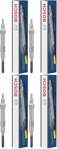 Bosch 0250202132 (GLP066) - Bujía incandescente Duraterm - Caja de cartón – 1 unidad - para vehiculos con motor diesel (Paquete de 4)