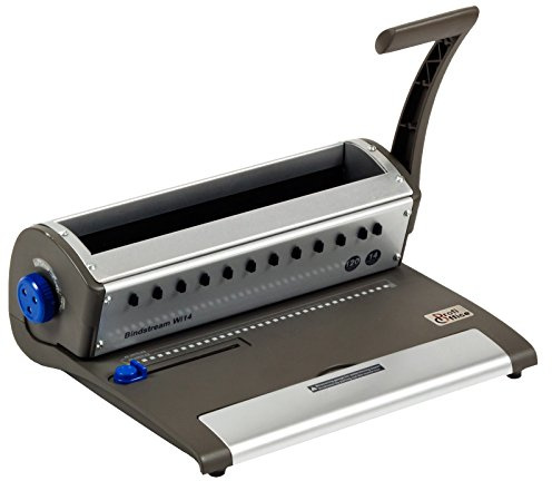 ProfiOffice Bindegerät Metall-Spiralen Bindstream WI 14, Bindeleistung bis 120 Blatt, Stanzleistung bis 14 Blatt DIN A4 (79020)