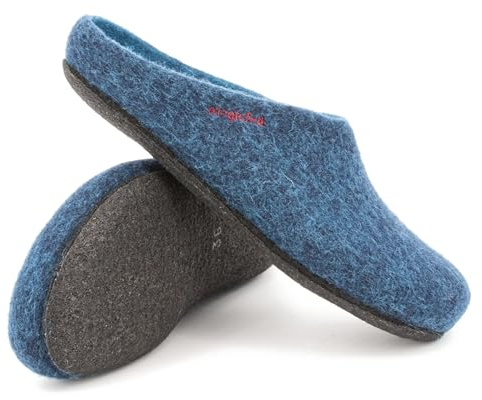 MagicFelt filttoffel AN 709, mörk bensin, 41 EU