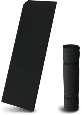 Kronenburg Isomatte Selbstaufblasend 190 x 60 x 2,5 cm in Schwarz