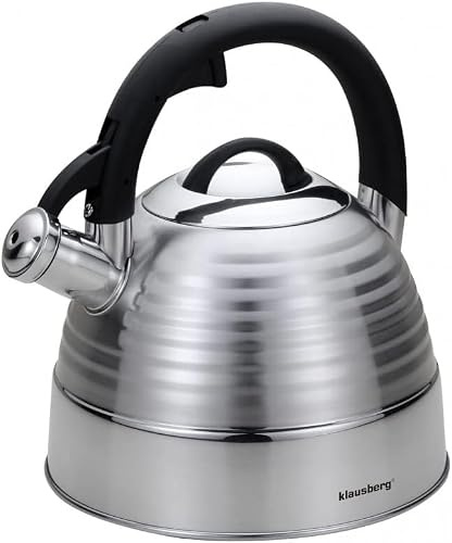 Flöjtvattenkokare tekanna vattenkokare 3.0L KLAUSBERG KB-7481