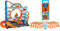 Hot Wheels FTB69 - City Ultimate Parkgarage und Parkhaus für Kinder, Garage mit Hai für +90 Autos, ca. 63 cm hoch & BHT77 - Track Builder Pack inklusiv Fahrzeug