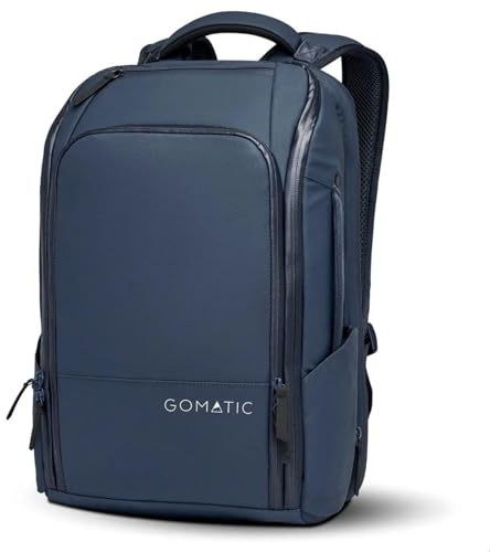 Gomatic Travel Pack 20-30 L | Tagesrucksack | Reisetasche | Reise-Rucksack | Laptop-Tasche | Computer-Rucksack | Backpack | Gym-Tasche | Carry-On Bag | Daypack wasserabweisend - Navy