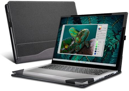 Laptop Case for Dell Inspiron 14 Plus 7440 (2024) | 14 2-in-1 |14 5440 Laptop Detachable Protective Cover Shell (Gray)