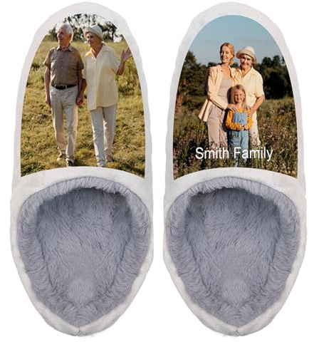 Wanapix | Zapatillas de estar por casa Personalizadas | Personaliza con Foto y Texto | Pantuflas Unisex Antideslizantes | Tallas desde 36-44