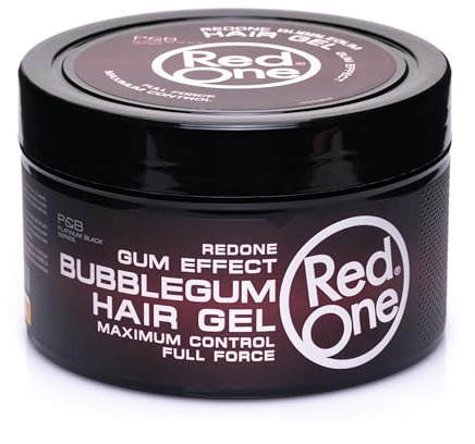 Redone Gum Effect Bubblegum Gel coiffant 400 ml – Gel coiffant avec tenue ultra forte et parfum amusant Bubblegum