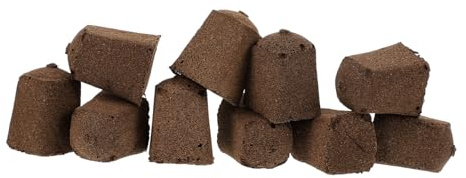 Mipcase 10 Piezas Bloques de Nutrientes para Planteles Tierra para Semilleros sin Suelo Bloques de Fertilizante para Flores Verduras y Frutas Transplante Fácil con Buena Permeabilidad y