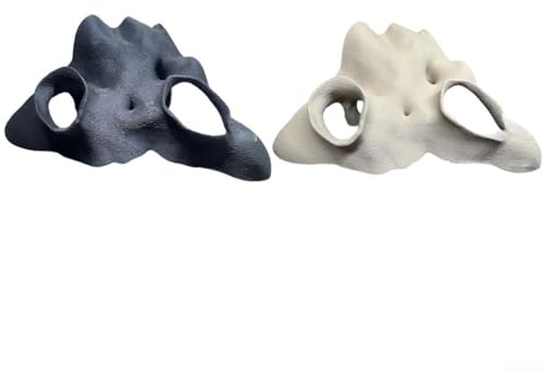 Cachette d'angle naturelle en forme de racine de mangrove pour aquarium, terrarium, conçue avec des matériaux sûrs pour les reptiles et les animaux aquatiques (noir, L)