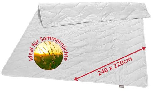 liebling Wildseide Sommerdecke 240x220 cm, Wildseidendecke, Sommerbettdecke