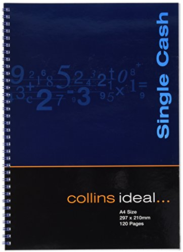 Ideal - A4 Cashbook Wiro Single Cash - 120 Pgs