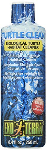 Exo Terra Turtle Clean, biologiskt rengöringsmedel för sköldpaddor livsmiljöer, för sköldpaddsbassänger, 250 ml