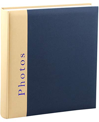 Chapter Fotoalbum in 30x30 cm 100 Seiten Foto Album Buchalbum Jumbo: Farbe: Blau
