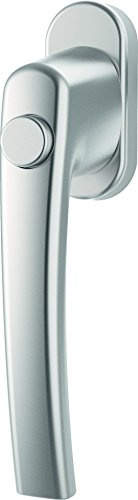 Fenstergriff Roto Line Druckknopf natursilber mit Schrauben Vierkantstift 7 x 32 mm
