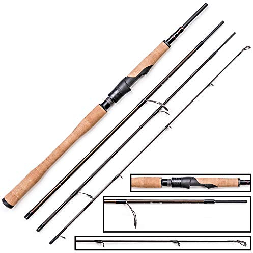 Westin W4 Light Spin L 2,40m 3-15g Spinnrute, Ultra Light Rute für Barsche, Angelrute zum Barschangeln, Barschrute zum Spinnangeln