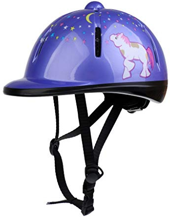 Inzopo - Casco de equitación ajustable para niños