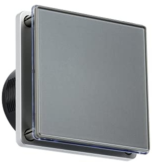 Knightsbridge LED Backlit Extractor Fan with Overrun Timer in Grey EX006T