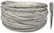 Feyart Allwetter-Rattan + Webwerkzeug, Reparatur-Set für Rattan-Gartenmöbel, 25 m, 8.5 mm, Grau meliert