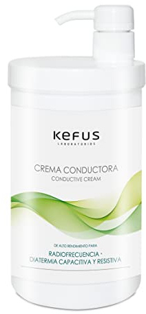 KEFUS Crème corporelle conductrice par radiofréquence 1000 ml | Capacitive et résistive | Haute performance professionnelle | Marque