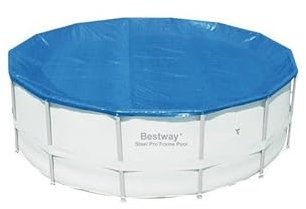Cubierta para piscina estructura metálica Ø 427 cm.