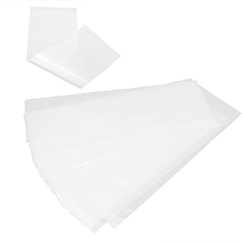 Papier de Teinture pour Cheveux, 100 Pièces Feuille de Coloration de Cheveux Professionnelle Papier de Teinture pour Cheveux Bandes de Meche en Plastique pour Salon de Coiffure