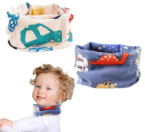 GHPKOTW Braga Cuello Niño，Cache Cou Enfant，Tour De Cou Enfant Garcon，Tour De Cou Bebe，Multipropósito A Prueba De Viento Cálido Para Niños Y Niñas，Bufanda De Algodón De Invierno Para Bebés Decorar