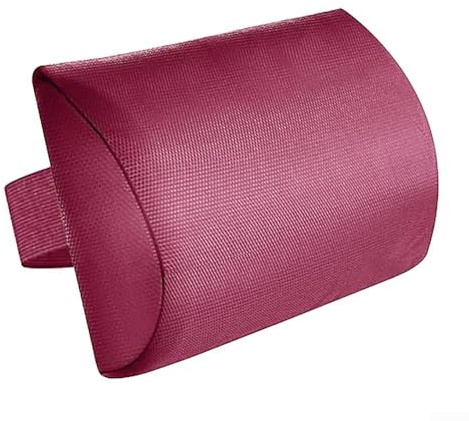 Oniissy Cojín de apoyo para la cabeza para tumbona de patio con banda ajustable, material transpirable, almohada para silla de playa para relajación al aire libre (vino tinto)